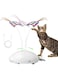 HYH Automatic Cat Toy Butterfly, Interactive Cat Toy, 3 in 1 Moving Cat Toys with Butterfly, Feather, LED Light, Toy for Indoor Cats Kittens Kitty Teaser Wand