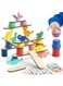 Dailychic Dinosaur Toys for kids, Preschool Education Toys for Boys Girls Kids, Wooden Dinosaur Blocks Sorting &amp; Stacking &amp; Balance Toys, Birthday Christmas Gift