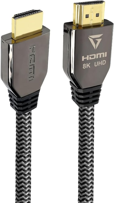 GamerTek HDMI 2.1 Ultra High Speed Cable 5M &ndash; 8K 60Hz / 4K 120Hz, VRR, eARC, ALLM, HDR &ndash; Black