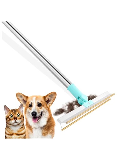 KUCKUCKI Pet Hair Remover, Portable Lint Cleaner Pro, Reusable Lint Remover with Telescopic Handle, Cat Dog Fur Remover for Carpets
