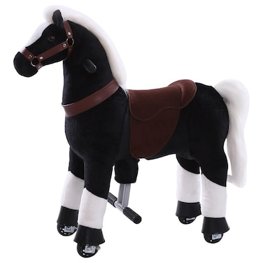 TOBYS BLACK HORSE RIDEAMAL RIDEON FOR KIDS