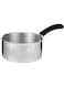 Raj Aluminum Saucepan with Black Handle ,18 cm, RSSP22, Tea Pan , Rice Pan , Sauce Pan , Milk Pan , Coffee Pan