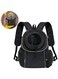 Azonee Dog Front Carrier Backpack, Extra Ventilated Adjustable Pet Chest Carrier for Hiking, Camping, Travel, Small Dogs &amp; Cats, Up to 14 lbs, Black, Large Size
