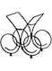 Spectrum Diversified Bordeaux, 3 Holder Bar &amp; Countertop Storage, Sturdy Steel Wire Rack for Home Bar &amp; Kitchen, Holds Standard &amp; Jumbo Wine Bottles