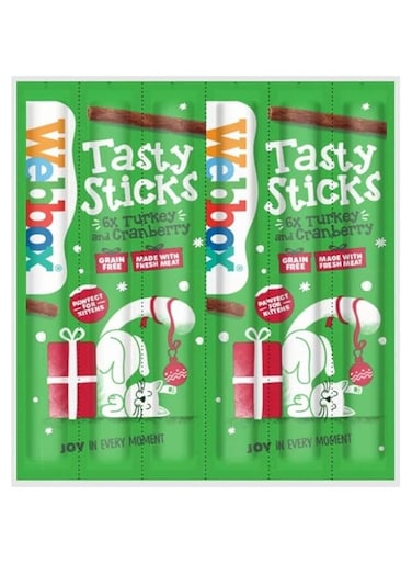 Webbox Pets Choice - Festive - Cat Tasty Sticks Turkey &amp; Cranberry 30g (6 pcs)