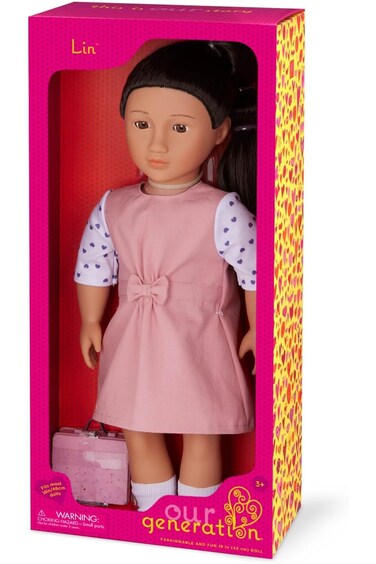 Our Generation Lin Doll With School Uniform