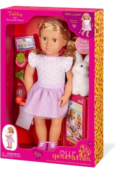 Our Generation Deluxe Pet Lover Doll With Book BD31536AZ