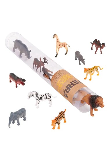 Terra 12-Pcs Wild Animals 4-8cm AN2879Z