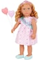 Our Generation Esmi Doll With Frilly Party Dress And Shoes