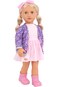 Our Generation Joana Doll With Leopard Print Cardigan
