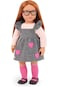 Our Generation Kelly Doll In School Dress And Heart Patches