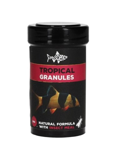 FishScience Tropical Granules Fish Food 50g