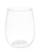 12 Oz Clear Plastic Vino Bello Wine And Cocktail Glass - REUsable, Shatterproof - 2 1/2" X 2 1/2" X 3 3/4" - 10 Count Box - Restaurantware