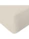 Xclusives Twin Size Fitted Sheet (100 cm x 190 cm) &acirc;&euro;&ldquo; 40cm Deep Pocket Bed Sheet &acirc;&euro;&ldquo; Soft Microfiber &acirc;&euro;&ldquo; Shrink Resistant Bed Sheet &acirc;&euro;&ldquo; 1 Fitted Bed Sheet Only (Beige)