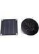 Cryfokt Solar Powered Exhaust Fan, 20W Efficient Portable Solar Attic Fan Solar Panel Fan for Greenhouse, Chicken Coop, Dog House, Shed, Pet Houses, Window Exhaust
