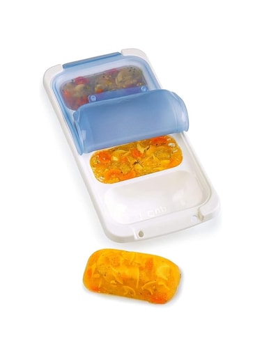 PrepWorks Freezer Pod, 1 Cup, White/Blue