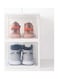Lushh Shoe Storage Box, Stackable High Quality Storage Organizer Boxes - Stores Shoes Size Up To Uk 45, 2 Box Set Transparent Transparent 34x25x18cm