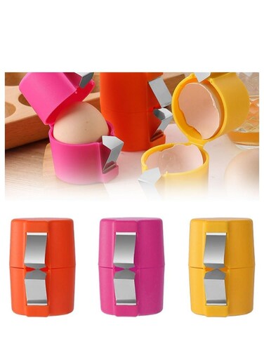 Egg Shell Opener,Egg Shell Cracker Tool,Stainless Steel Egg Topper Cutter Tool - Separates Egg Whites &amp; Yolks.