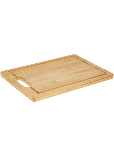 Royalford Bamboo Cutting Board (330x230x15MM) Best for Meat, Vegetables and Cheese. Professional Grade for Strength and Durability.