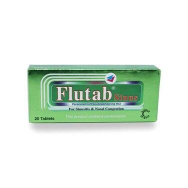 Spimaco Flutab Sinus 20 Tabs