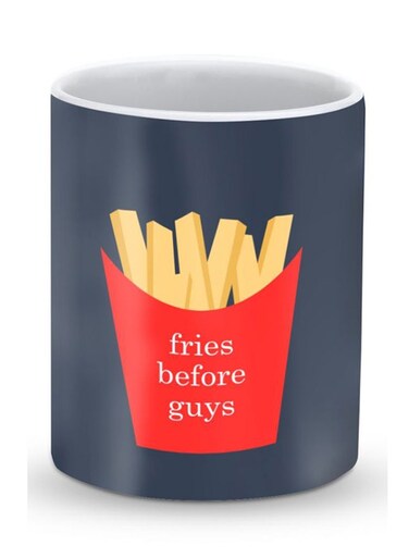 Premium Fries Before Guys Designer Mug Blue/Red/Yellow