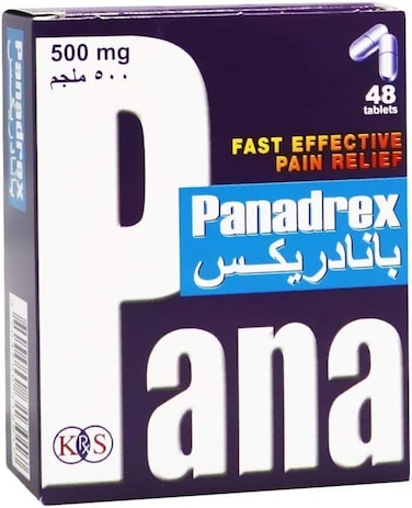 Panadrex 500 Mg Tablet 48's (8.8 X 7 X 3 Cn, 48, Count)