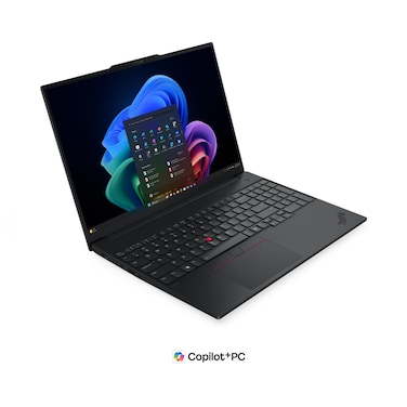Lenovo ThinkPad E16 Gen 3 Laptop, 16" WUXGA IPS 60Hz Display, Intel Core Ultra 7 258V Processor, 32GB RAM, 512GB SSD, Intel Arc Graphics 140V, Backlit English Arabic KB, Win11 Home, Black   22AY0013GR