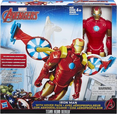 Marvel Titan Hero Series Iron Man With Hover Pack

