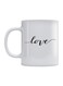Love Word Printed Coffee Mug White/Black