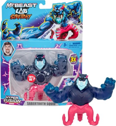 Mr. Beast Lab Stretchy Hero Sabertoot