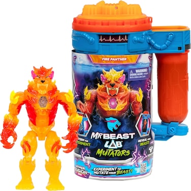 Mr Beast Lab Mutators Mutation Hyper Fusion Series Flame Fire Panther