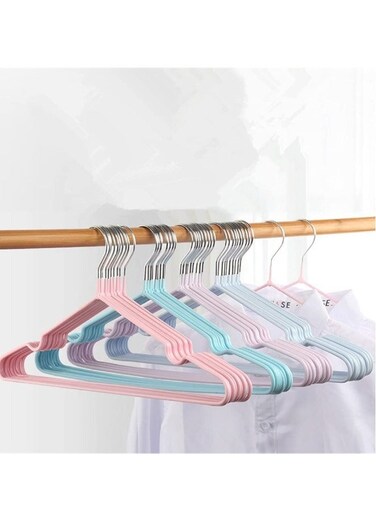 30pcs Portable Cute Clothes Hanger Adult Clothes Non-Slip Hook For Suit Coat Closet Garment Outdoor Drying Rack Plastic Clothing Hanger