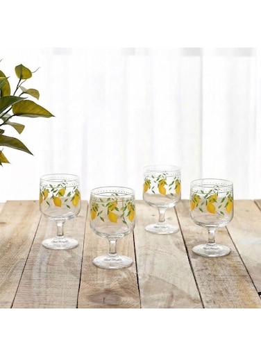 HOME Rakle Ice Cream Glass Set 4Pc 300ml Dessert Cups