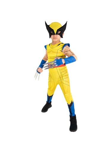 Party Centre Marvel Avengers X-Men Wolverine Classic Costume, 7-8 years