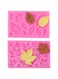 XUELIYUN 2Pcs Leaf Mold Silicone Leaf Mould Leaf Mould Fondant Mould Leaf Moulds Leaves Modeling Silicone Moulds Various Themes for Fondant Cake Decoration or Lollipop Chocolate Decoration