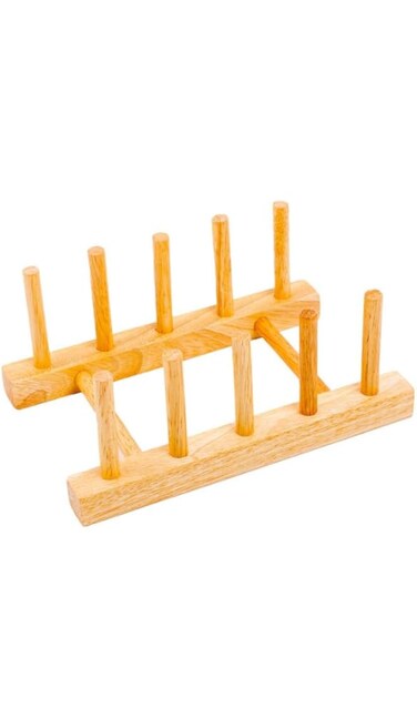 Daiso Wooden Dish Stand