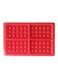 Waffle Mould Red 29cm
