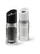 Fissman Salt And Pepper Mill 170ml, Manual Shaker with Adjustable Degree, Grinding with Plastic Lid and Body Glass, Spice Dispenser Refillable, Perfect for Black Pepper, Sea Salts