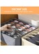 3 Pack Foldable Underwear and Bras Drawer Organizers, Fabric Closet Dresser Drawers Organizers Dividers, Clothing Storage Organizers Box for Lingerie, Panties, Socks