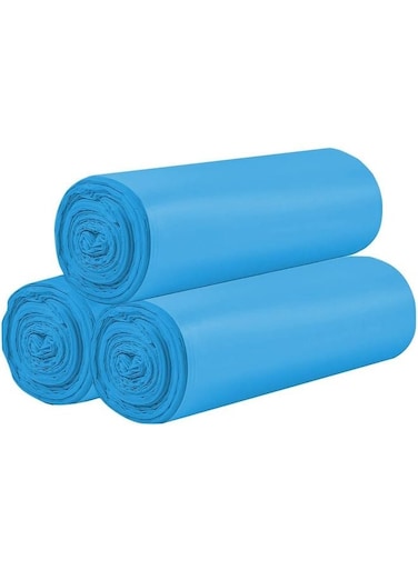 3 Rolls Small Trash Bags - 60 Counts Durable 4 Gallon Small Garbage Bags for home office kitchen Bathroom Bedroom Trash Can liners&iuml;&frac14;&circ;Blue&iuml;&frac14;&permil;