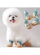 Yeduzyn 4Pcs Waterproof Dog Boots Dog Shoes for Snow and Rain Teddy Pomeranian Bichon Middle and Small Dogs (Size 3)
