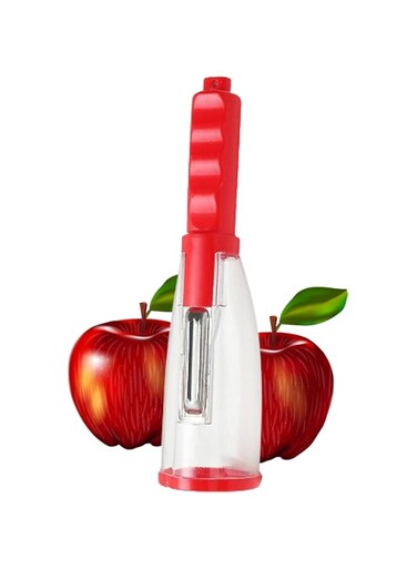 Vegetable Peeler With Container For Kitchen, Sharp Blade And Stainless Steel, Potato Peeler With Ergonomic Non-Slip Handle, Dishwasher Safe, Assorted