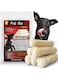 FidoFlix Dog Rawhide Chews,Long Lasting Rawhide Sticks Rawhide Rolls,Natural And Safe Beef Hide Rawhide,5-6 Inch Single Ingredient Dog Chews Rawhide for Midium Large Dogs (6 Pack)