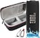 JBL Flip 7 Portable Bluetooth Speaker, IP68 Waterproof, Dustproof, Drop-Proof, PushLock System, AI Sound Boost, 16H Battery, Megen Hardshel Protection Case (Black)