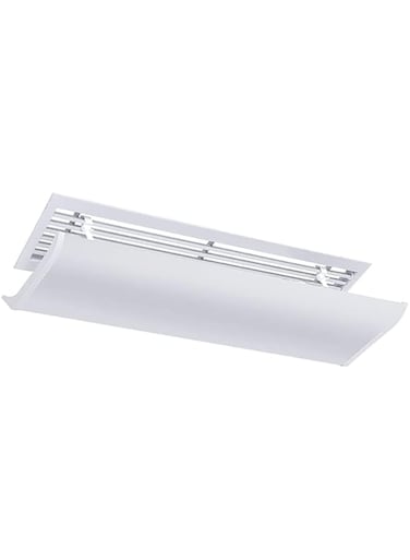 Air Conditioner Deflector Central AC Air Flow Deflector Prevent, The Cold Air from Blowing Straight, Angle Adjustable, Easy Installation for Vents, Sidewall, Home AC (7.8''&times;24.8'')