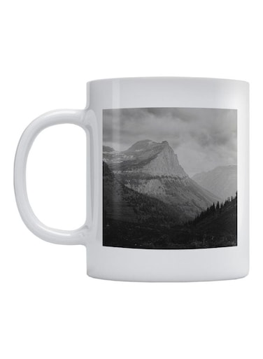 Forest Printed Mug White/Black/Grey