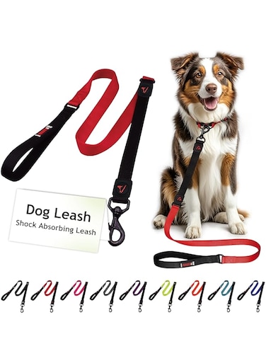 Doco 4Ft Shock Absorbing Bungee Leash - Large (Dcb1148) Color - Red, Sizes - L