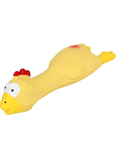 Rubber Squeaking Chicken Toy, Squeaky Dog Toys Cartoon Rooster Latex Toy, for Dogs Interactive Chicken Toys Cat Screaming Toys, Dog Teeth Cleaning Toys, Funny Puppy Chicken Toys, for Pet Boredom