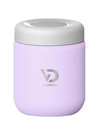 ATK_Thermo lunch box for kids-16OZ Food jar-Soup Thermos for Hot Food Wide Mouth Vacuum Insulated Food Jar-Stainless Steel Lunch Storage Dishwasher Safety Food Soup Container(LAVENDER FOOD JAR)