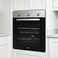 CM METRO INOX GAS 60cm Built-In Gas Oven &ndash; 72L Gas Oven with Grill, Rotisserie &amp; Stainless Steel Finish